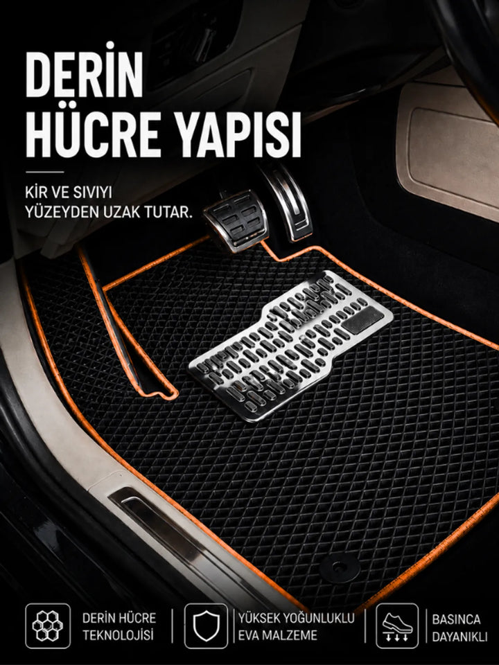 Alfa Romeo 156 (1997-2006) Araca Özel EVA Oto Paspas Seti Topukluk Dahil Tam Set