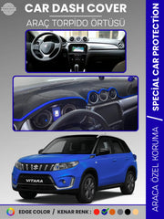 SUZUKİ GRAND VİTARA (2014-2021) Uyumlu Torpido Örtüsü Araca Özel Ön Göğüs Koruma