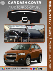 CHEVROLET CAPTİVA (2008-2011) Uyumlu Torpido Örtüsü Araca Özel Ön Göğüs Koruma