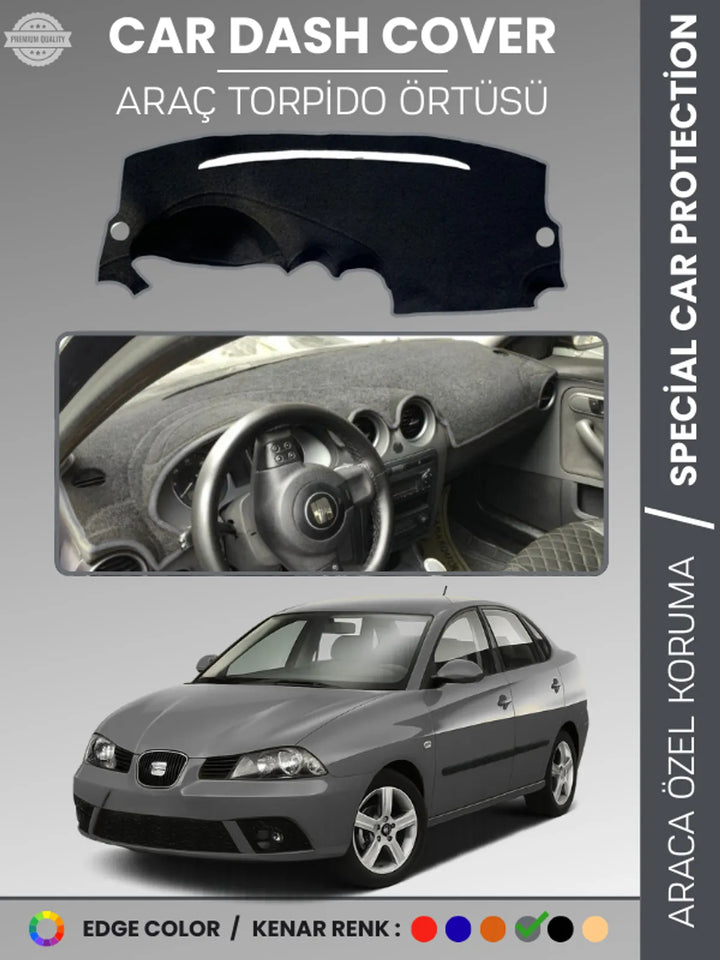 SEAT CORDOBA (2001-2008) Uyumlu Torpido Örtüsü Araca Özel Ön Göğüs Koruma