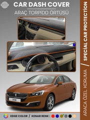 PEUGEOT 508 (2011-2018) Uyumlu Torpido Örtüsü Araca Özel Ön Göğüs Koruma