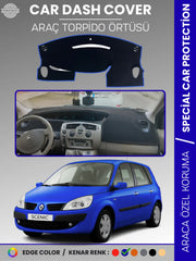 RENAULT SCENIC 2 (2003-2009) Uyumlu Torpido Örtüsü Araca Özel Ön Göğüs Koruma