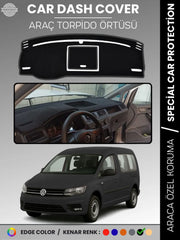 VOLKSWAGEN CADDY (2015-2021) Uyumlu Torpido Örtüsü Araca Özel Ön Göğüs Koruma