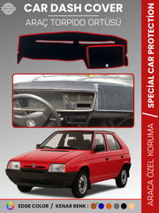 SKODA FAVORİT (1987-1995) Uyumlu Torpido Örtüsü Araca Özel Ön Göğüs Koruma