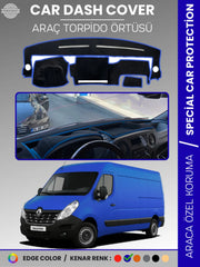 RENAULT MASTER 3 (2010-2021) Uyumlu Torpido Örtüsü Araca Özel Ön Göğüs Koruma