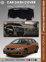 HONDA CIVIC FB7 (2011-2015) Uyumlu Torpido Örtüsü Araca Özel Ön Göğüs Koruma