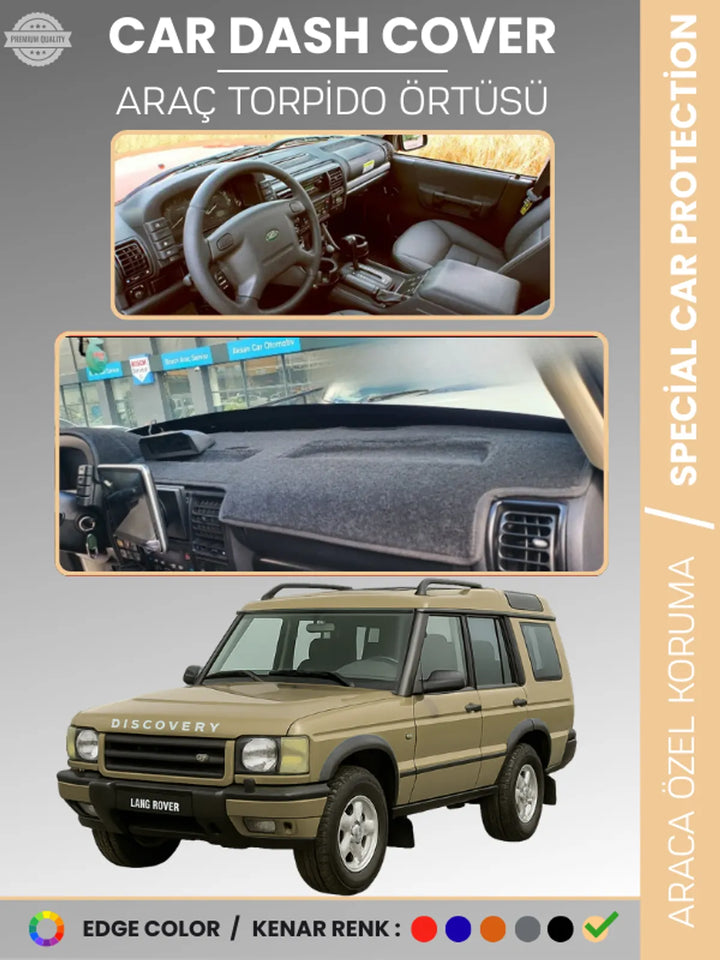 LAND ROVER DISCOVERY 2 L318 (1998-2004) Uyumlu Torpido Örtüsü Araca Özel Ön Göğüs Koruma