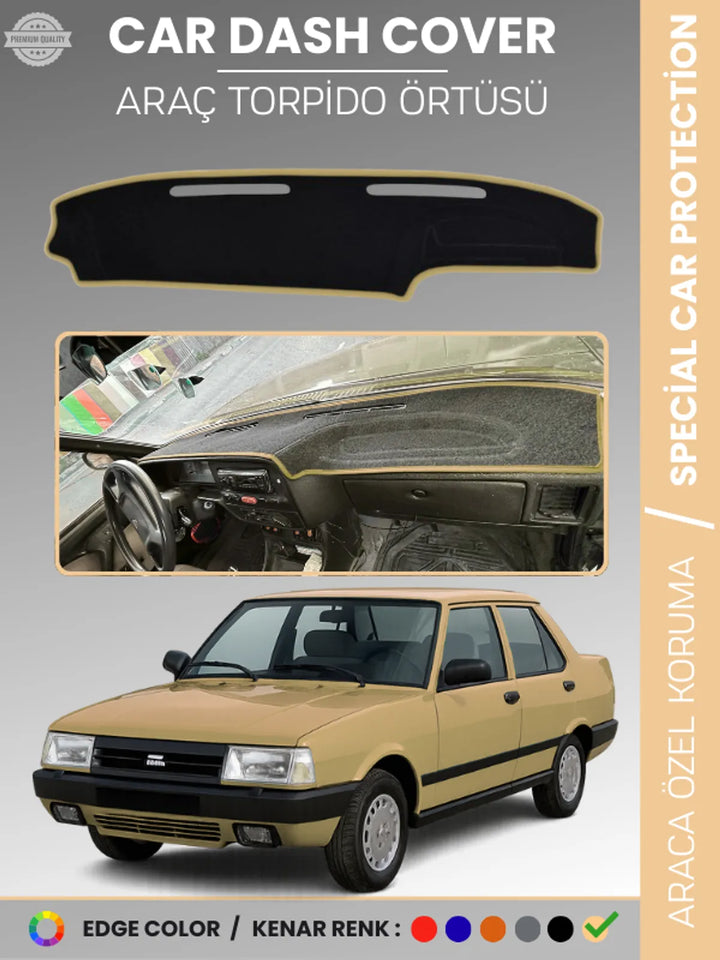 TOFAŞ DOĞAN SLX / ŞAHİN SLX (1993-2002) Uyumlu Torpido Örtüsü Araca Özel Ön Göğüs Koruma