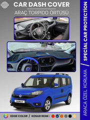 FIAT DOBLO (2015-2020) Uyumlu Torpido Örtüsü Araca Özel Ön Göğüs Koruma