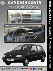 RENAULT CLIO 1 (1994-1998) Uyumlu Torpido Örtüsü Araca Özel Ön Göğüs Koruma