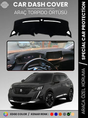PEUGEOT 2008 (2019-2021) Uyumlu Torpido Örtüsü Araca Özel Ön Göğüs Koruma