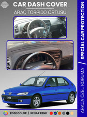 PEUGEOT 306 (1997-2002) Uyumlu Torpido Örtüsü Araca Özel Ön Göğüs Koruma