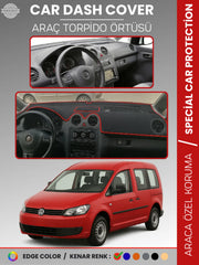 VOLKSWAGEN CADDY (2004-2015) Uyumlu Torpido Örtüsü Araca Özel Ön Göğüs Koruma