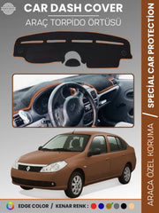RENAULT SYMBOL 2 AIRBAGLI (2008-2013) Uyumlu Torpido Örtüsü Araca Özel Ön Göğüs Koruma