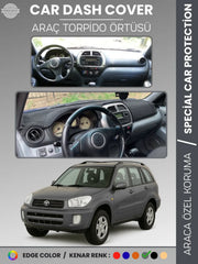 TOYOTA RAV4 (2000-2005) Uyumlu Torpido Örtüsü Araca Özel Ön Göğüs Koruma
