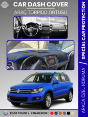 VOLKSWAGEN TIGUAN (2007-2015) Uyumlu Torpido Örtüsü Araca Özel Ön Göğüs Koruma
