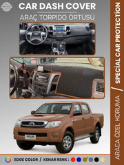 TOYOTA HILUX (2005-2014) Uyumlu Torpido Örtüsü Araca Özel Ön Göğüs Koruma
