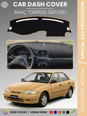 HYUNDAİ ACCENT YUMURTA KASA (1993-1999) Uyumlu Torpido Örtüsü Araca Özel Ön Göğüs Koruma