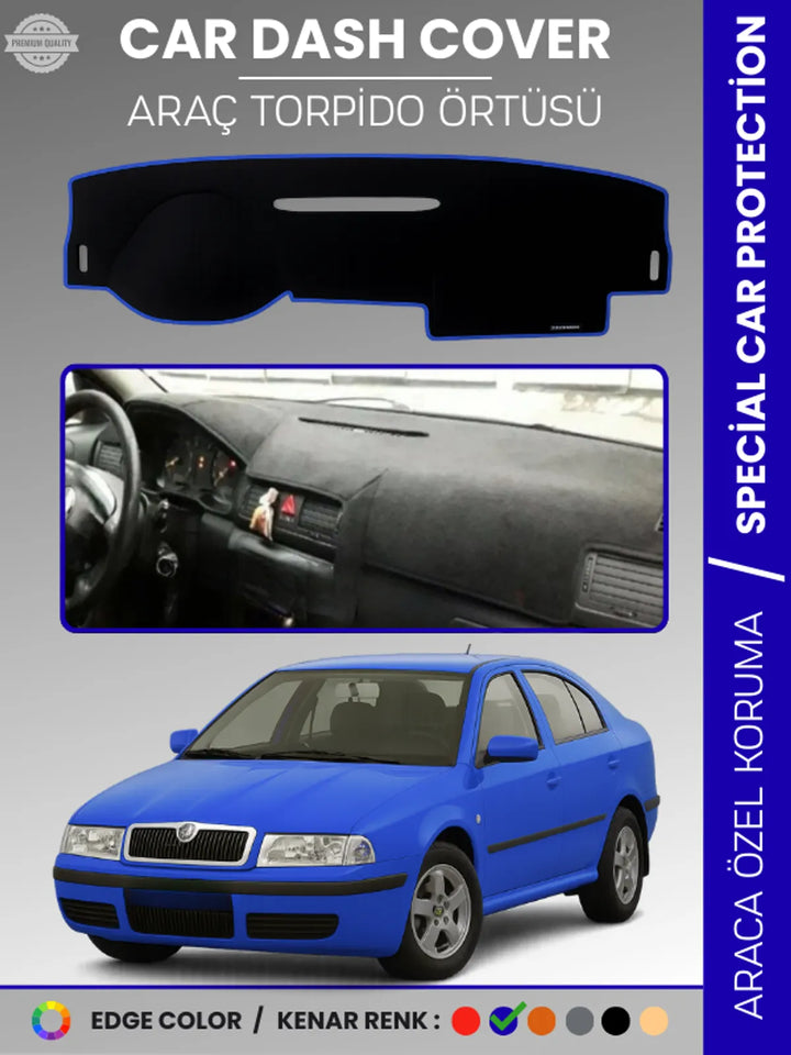 SKODA OCTAVİA (2001-2004) Uyumlu Torpido Örtüsü Araca Özel Ön Göğüs Koruma