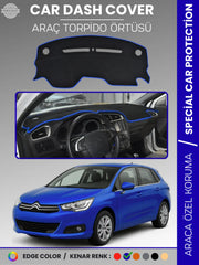 CITROEN C4 (2005-2020) Uyumlu Torpido Örtüsü Araca Özel Ön Göğüs Koruma