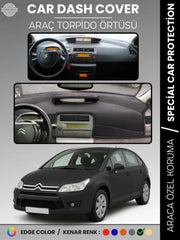 CITROEN C4 (2004-2009) Uyumlu Torpido Örtüsü Araca Özel Ön Göğüs Koruma