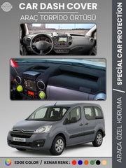 CITROEN BERLİNGO (2015-2020) Uyumlu Torpido Örtüsü Araca Özel Ön Göğüs Koruma