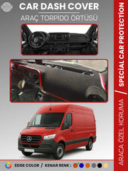 MERCEDES SPRINTER VS30 (2018-2024) Uyumlu Torpido Örtüsü Araca Özel Ön Göğüs Koruma