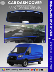 FORD TRANSİT V363 (2019-2023) Uyumlu Torpido Örtüsü Araca Özel Ön Göğüs Koruma