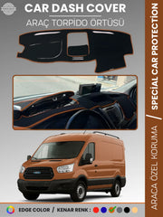 FORD TRANSİT V363 (2014-2019) Uyumlu Torpido Örtüsü Araca Özel Ön Göğüs Koruma
