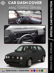 VOLKSWAGEN GOLF 2 MK2 (1983-1992) Uyumlu Torpido Örtüsü Araca Özel Ön Göğüs Koruma