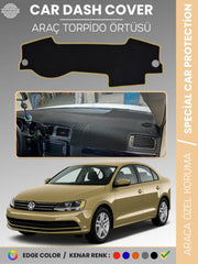 VOLKSWAGEN JETTA (2010-2021) Uyumlu Torpido Örtüsü Araca Özel Ön Göğüs Koruma