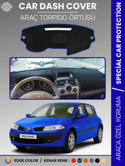RENAULT MEGANE 2 NAVİGASYONSUZ (2003-2009) Uyumlu Torpido Örtüsü Araca Özel Ön Göğüs Koruma
