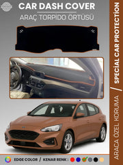 FORD FOCUS 4 (2017-2021) Uyumlu Torpido Örtüsü Araca Özel Ön Göğüs Koruma