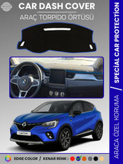 RENAULT CAPTUR (2019-2024) Uyumlu Torpido Örtüsü Araca Özel Ön Göğüs Koruma
