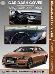 HYUNDAI GENESIS BH KASA (2008-2014) Uyumlu Torpido Örtüsü Araca Özel Ön Göğüs Koruma