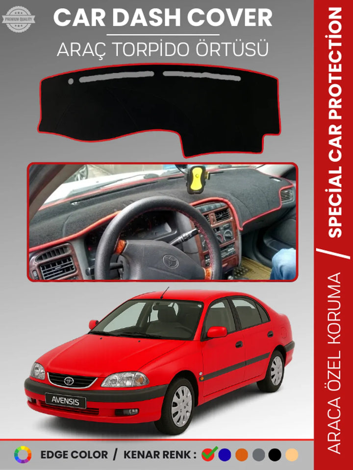 TOYOTA AVENSİS T220 (1997-2002) Uyumlu Torpido Örtüsü Araca Özel Ön Göğüs Koruma
