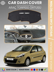RENAULT CLIO 3 (2009-2014) Uyumlu Torpido Örtüsü Araca Özel Ön Göğüs Koruma