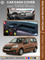 CITROEN BERLİNGO (2015-2020) Uyumlu Torpido Örtüsü Araca Özel Ön Göğüs Koruma