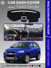 CHEVROLET CAPTİVA (2008-2011) Uyumlu Torpido Örtüsü Araca Özel Ön Göğüs Koruma