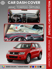 SUZUKI GRAND VİTARA (2006-2012) Uyumlu Torpido Örtüsü Araca Özel Ön Göğüs Koruma