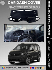 PEUGEOT RİFTER (2018-2025) Uyumlu Torpido Örtüsü Araca Özel Ön Göğüs Koruma
