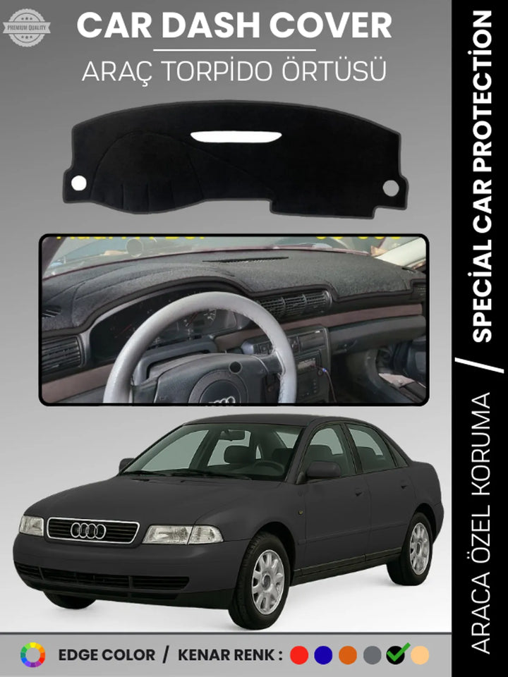 AUDI А4 (1994-2001) Uyumlu Torpido Örtüsü Araca Özel Ön Göğüs Koruma