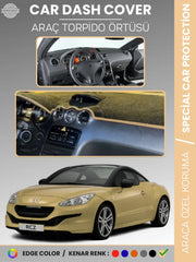 PEUGEOT PARTNER TEPEE (2008-2018) Uyumlu Torpido Örtüsü Araca Özel Ön Göğüs Koruma