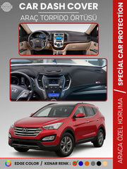 HYUNDAİ SANTAFE (2012-2017) Uyumlu Torpido Örtüsü Araca Özel Ön Göğüs Koruma