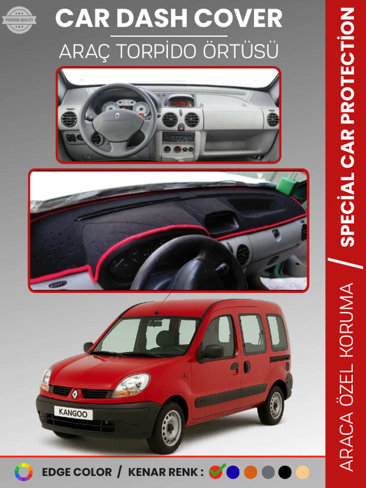 RENAULT KANGOO (1997-2008) Uyumlu Torpido Örtüsü Araca Özel Ön Göğüs Koruma